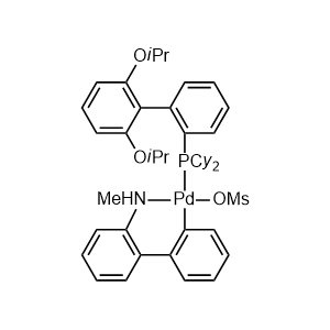 甲磺酸(2-二環(huán)己基膦-2',6'-二異丙氧基-1,1'-聯(lián)苯基)(2'-甲氨-1,1'-聯(lián)苯-2-基)鈀(II)