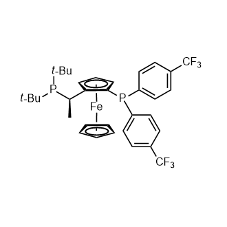 (R)-1-[(S)-2-(二-(4-三氟甲苯基)膦)二茂鐵基]乙基二叔丁基膦