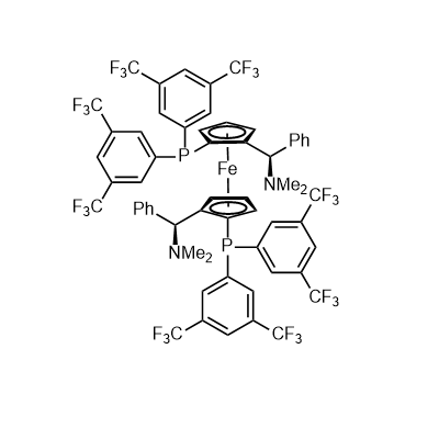 (SP,S′P)-1,1′-雙{雙[3,5-雙(三氟甲基)苯基]膦基}-2,2′-雙[(R)-α-(二甲氨基)苯甲基]二茂鐵