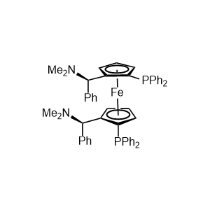 (S,S)-(-)-2,2'-Bis[(R)-(N,N-dimethylamino)(phenyl)methyl]-1,1'-bis(diphenylphosphino)ferrocene