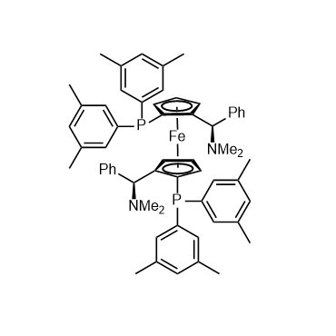 (S,S)-(-)-2,2'-Bis[(R)-(N,N-dimethylamino)(phenyl)methyl]-1,1'-bis(di(3,5-dimethylphenyl)phosphino)ferrocene