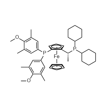 (R)-(-)-1-{(S)-2-[Bis(3,5-dimethyl-4-methoxyphenyl)phosphino]ferrocenyl}ethyldicyclohexylphosphine